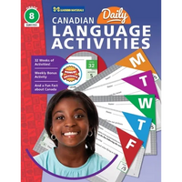Canadian Grade 8 Daily Language Activities - Paperback