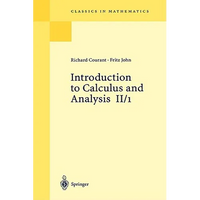 Introduction to Calculus and Analysis II/1 - Paperback