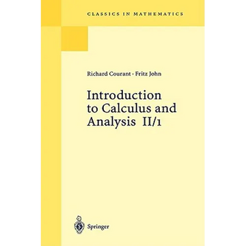 Introduction to Calculus and Analysis II/1 - Paperback