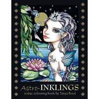 Astro-INKLINGS - zodiac colouring book by Tanya Bond: Coloring book for adults and children featuring inkling girls in zodiac domains of the astrologi - Paperback