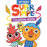 My First Super Simple Coloring Book - Paperback