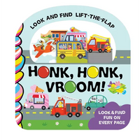Honk, Honk, Vroom, Vroom - Board Book