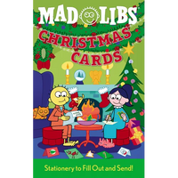 Christmas Cards Mad Libs: Fun Cards to Fill Out and Send - Paperback