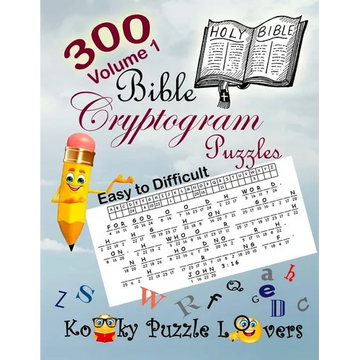 Bible Cryptograms, Volume 1: 300 Puzzles - Paperback