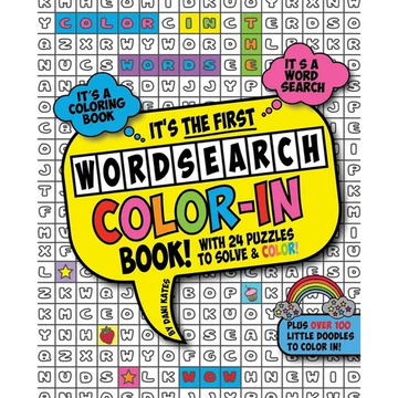 The First Word Search Color-In Book: A WordSearch Coloring Book - Paperback