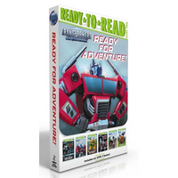 Ready for Adventure! (Boxed Set): Meet Twitch and Thrash!; It's Optimus Prime Time!; Bumblebee's Big Mission; Megatron Is Put to the Test; Robby and M - Paperback
