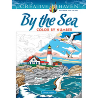 Creative Haven by the Sea Color by Number - Paperback