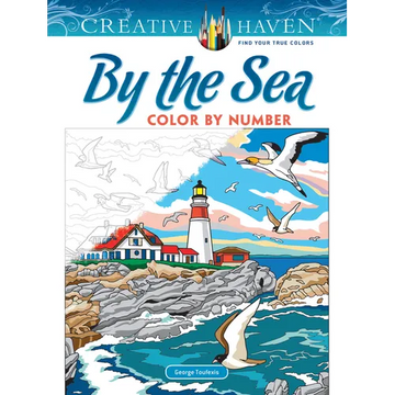 Creative Haven by the Sea Color by Number - Paperback