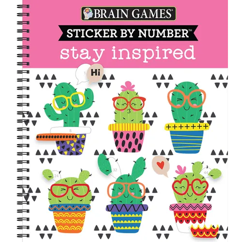 Brain Games - Sticker by Number: Stay Inspired