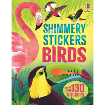 Shimmery Stickers Birds - Paperback