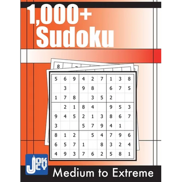 1000+ Sudoku: Medium, Hard, Expert and Extreme Puzzles for Adults - Paperback