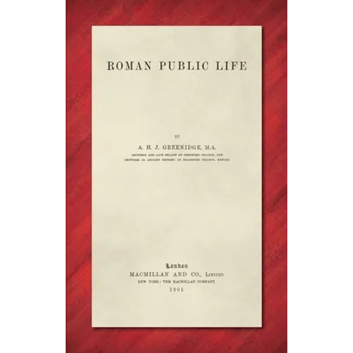 Roman Public Life (1901)