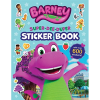 Barney: Super-Dee-Duper Sticker Book - Paperback