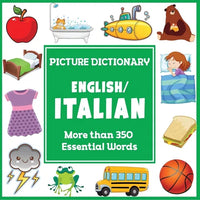 English Italian Picture Dictionary: More than 350 Essential Words - Paperback