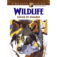 Creative Haven Wildlife Color by Number Coloring Book - Paperback
