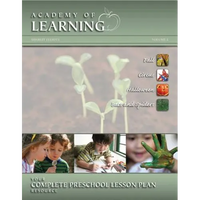 ACADEMY OF LEARNING Your Complete Preschool Lesson Plan Resource - Volume 2 - Spiral