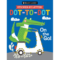 Brain Games - Sticker by Letter - Dot-To-Dot: On the Go! - Paperback