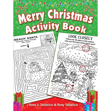 Merry Christmas Activity Book - Paperback