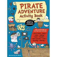 Pirate Adventure Activity Book - Paperback