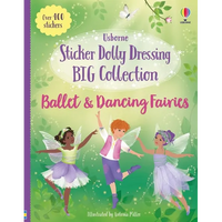 Sticker Dolly Dressing Big Collection Ballet and Dancing Fairies - Paperback