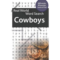 Real World Word Search: Cowboys - Paperback