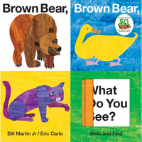 Brown Bear, Brown Bear, What Do You See? Slide and Find (Brown Bear and Friends): An Interactive Board Book Edition of the Classic Eric Carle Picture - Board Book