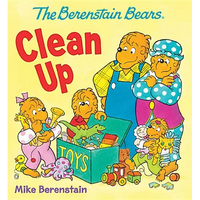 The Berenstain Bears Clean Up - Board Book