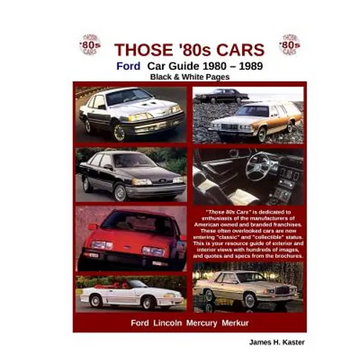 Those 80s Cars - Ford (Black & White) - Paperback