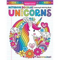 Notebook Doodles Unicorns: Coloring and Activity Book - Paperback