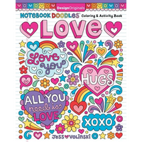 Notebook Doodles Love: Coloring & Activity Book - Paperback