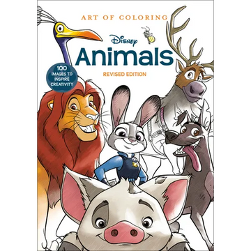Art of Coloring: Disney Animals: 100 Images to Inspire Creativity - Paperback