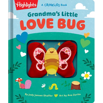 Grandma's Little Love Bug: Touch-And-Feel Baby Crinkle Book Filled with Rhymes and Snuggle Moments, Keepsake Gift and Read-Aloud Fun for New Grandmas, - Board Book
