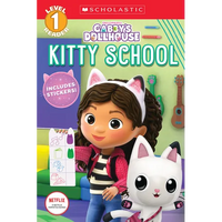 Kitty School (Gabby's Dollhouse: Scholastic Reader, Level 1) - Paperback