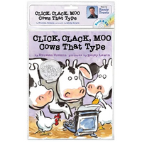 Click, Clack, Moo: Cows That Type/ Book and CD [With CD (Audio)] - Paperback