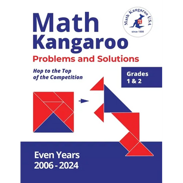 Math Kangaroo Problems and Solutions - Grades 1 & 2 - Even Years - Paperback