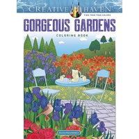 Creative Haven Gorgeous Gardens Coloring Book - Paperback