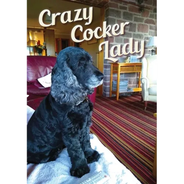 Crazy Cocker Lady Notebook - Paperback