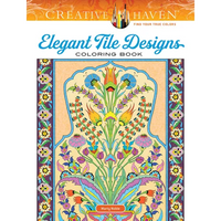 Creative Haven Elegant Tile Designs Coloring Book - Paperback