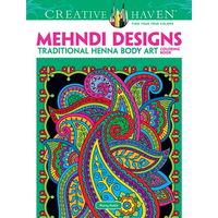 Creative Haven Mehndi Designs Coloring Book: Traditional Henna Body Art - Paperback