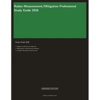 Radon Measurement/Mitigation Professional Study Guide 2026 - Paperback