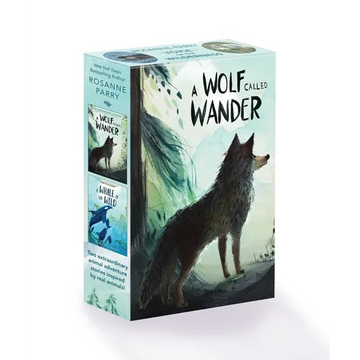 Rosanne Parry "Voice of the Wilderness" 2-Book Box Set: A Wolf Called Wander, a Whale of the Wild - Paperback