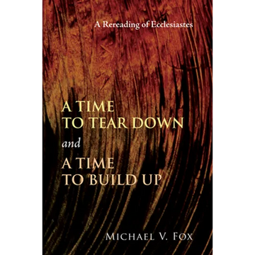 A Time to Tear Down and a Time to Build Up - Paperback
