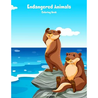 Endangered Animals Coloring Book 1 - Paperback