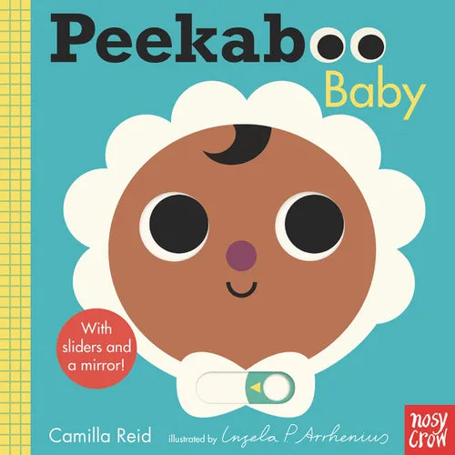 Peekaboo: Baby: (An Interactive Board Book for Babies & Toddlers with Mirror & Sliders. Cute Artwork Includes a Duck, Lamb, Stroller, & More. Perfect