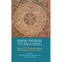 From Words to Meaning: Studies on Old Testament Language and Theology for David J. Reimer - Hardcover