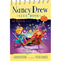 Nancy Drew Clue Book Fall Mysteries 3-In-1: Boo Crew; Turkey Trot Plot; A Star Witness - Paperback