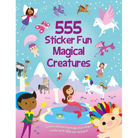555 Sticker Fun - Magical Creatures - Paperback