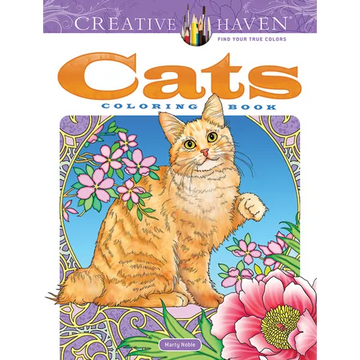 Creative Haven Cats Coloring Book - Paperback