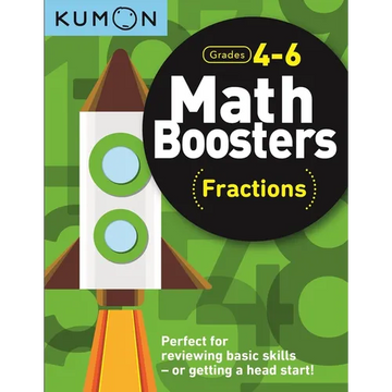 Kumon Math Boosters: Fractions - Paperback