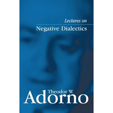 Lectures on Negative Dialectics: Fragments of a Lecture Course 1965/1966 - Paperback
